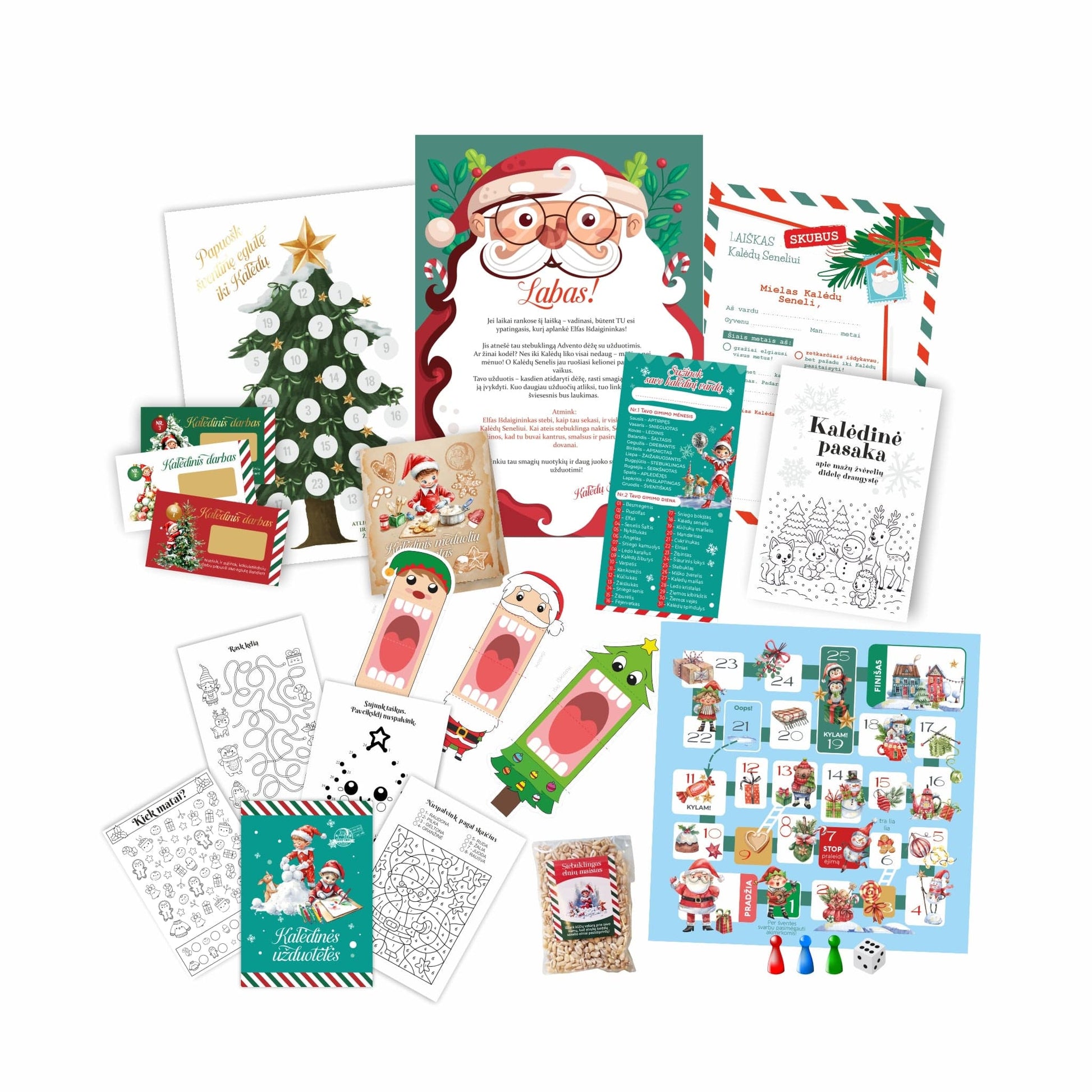 Djeco Stalo žaidimai Kalėdinis paštas