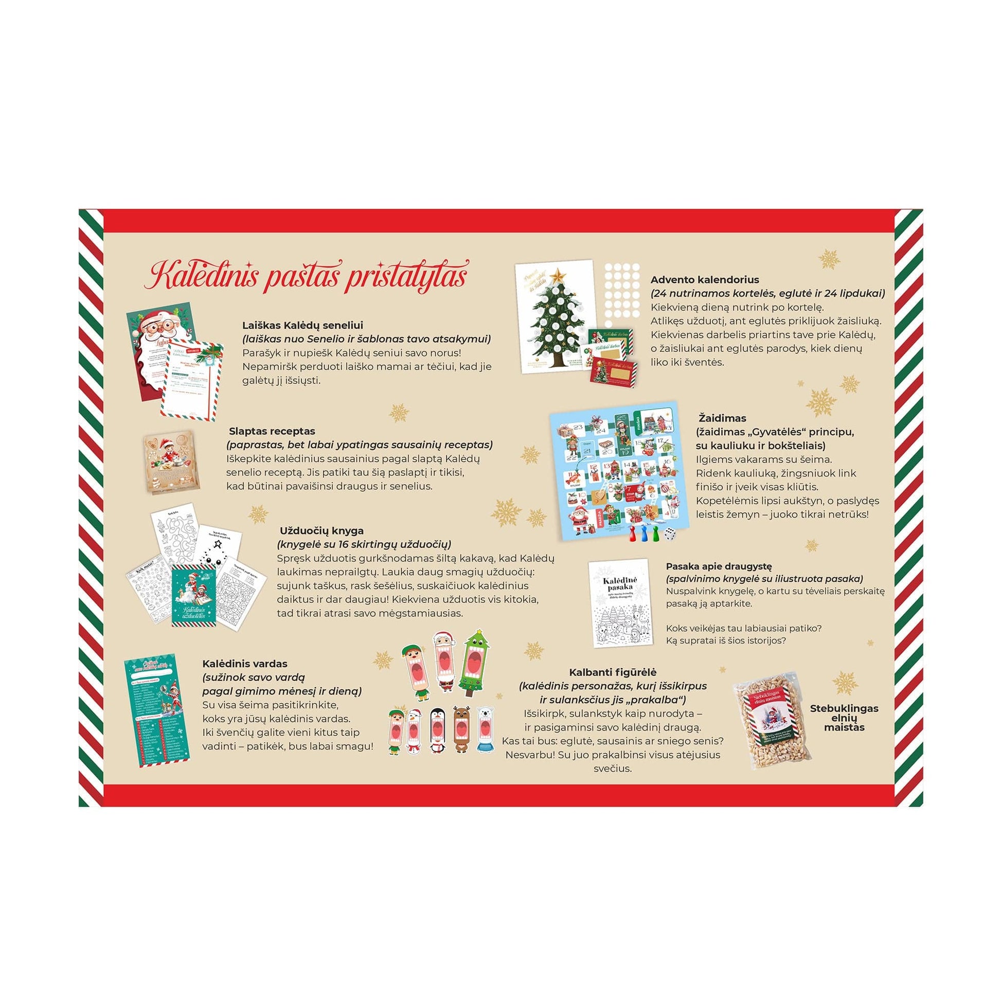 Djeco Stalo žaidimai Kalėdinis paštas