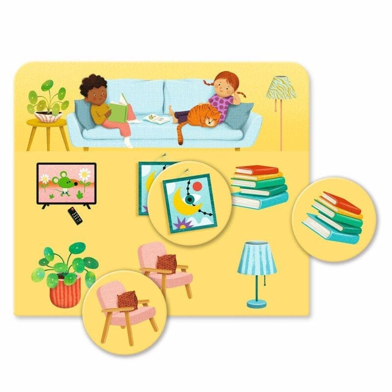 Djeco Stalo žaidimai Loto žaidimas - Namai