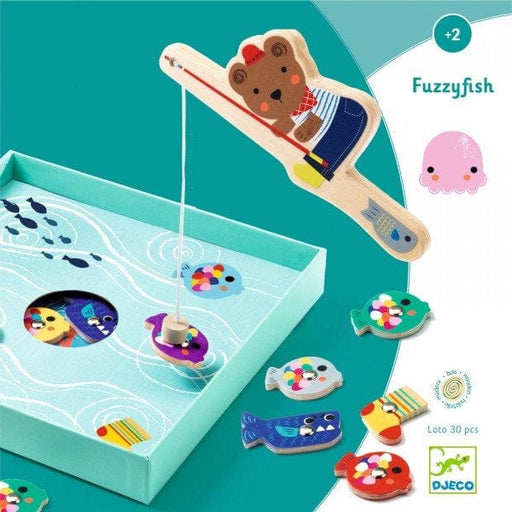 Djeco Stalo žaidimai Magnetinis žvejybos žaidimas - Fuzzyfish