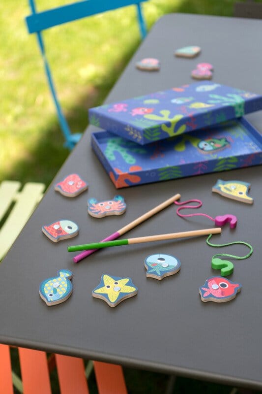 Djeco Vaikiškos dėlionės Magnetics Fishing Colour