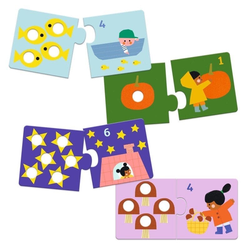 Djeco Vaikiškos dėlionės Pirmieji skaičiai, 24