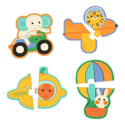 Djeco Vaikiškos dėlionės Transporto priemonės, 20