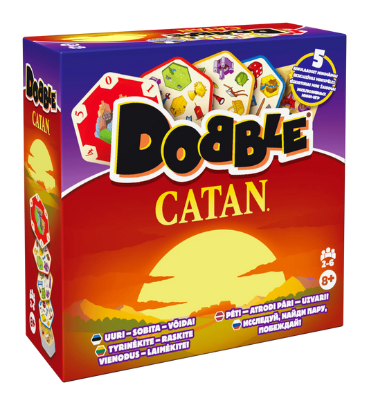 Dobble CATAN-Stalo žaidimai-Brain Games LT
