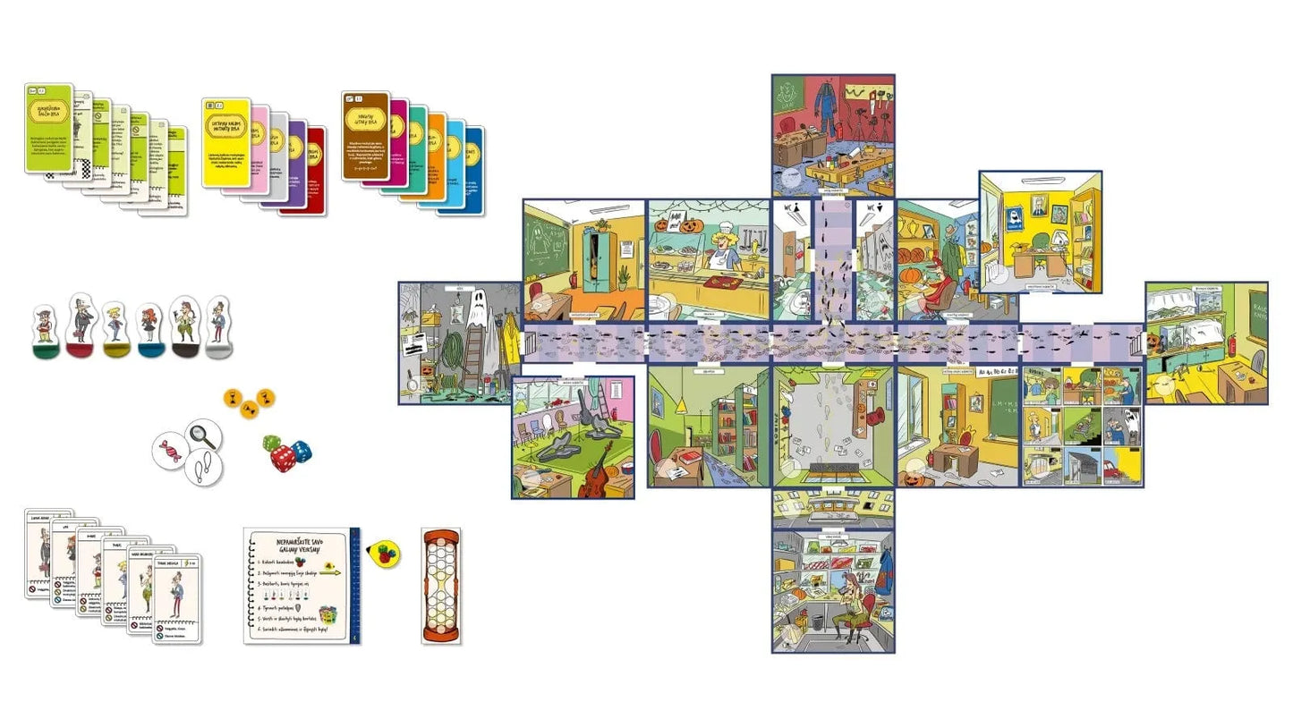 Domas ir Tomas. Mokyklos detektyvai-Stalo žaidimai-Brain Games LT