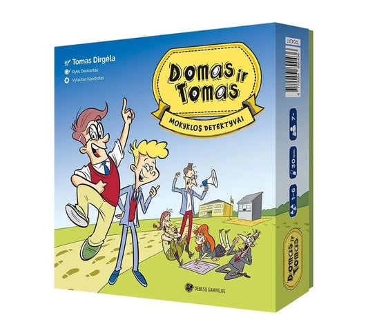 Domas ir Tomas. Mokyklos detektyvai-Stalo žaidimai-Brain Games LT
