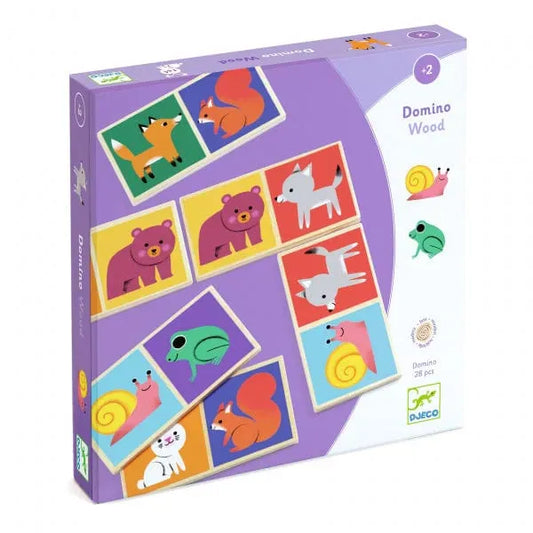 Domino - Miško gyvūnai-Stalo žaidimai-Brain Games LT
