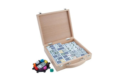 Domino rinkinys „Double 12 Mexican Train“-Klasikiniai žaidimai-Brain Games LT