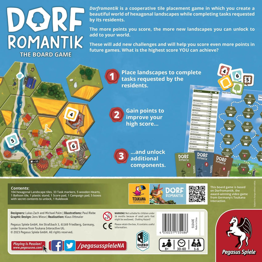 Dorfromantik-Stalo žaidimai-Brain Games LT