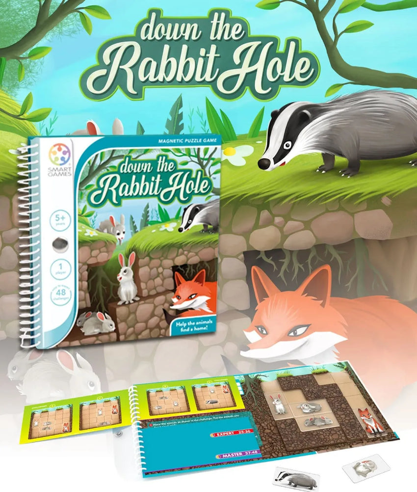 Down the Rabbit Hole-Loginiai Žaidimai-Brain Games LT