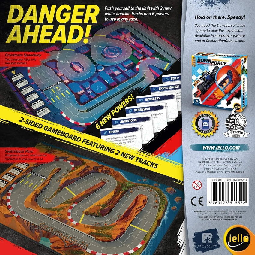 Downforce: Danger Circuit (papildymas)-Stalo žaidimai-Brain Games LT