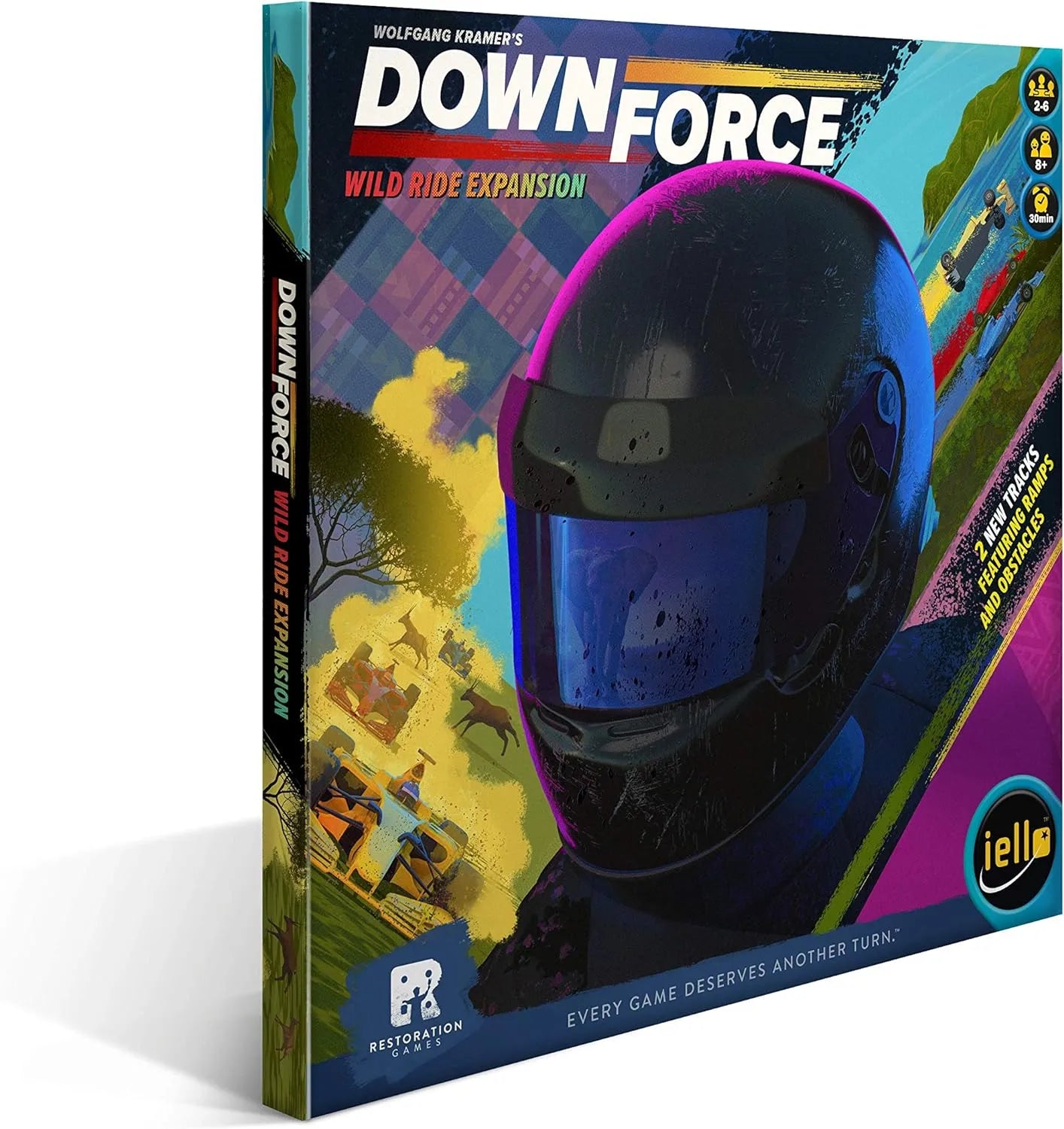 Downforce Wild Ride (papildymas)-Stalo žaidimai-Brain Games LT