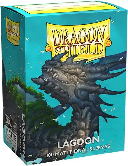 Dragon Shield: Matte – Dual Lagoon (100) (63x88 mm)-Kita-Brain Games LT