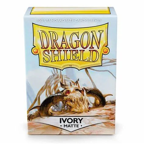 Dragon Shield - MATTE įmautės (100) - IVORY (63x88 mm)-Kita-Brain Games LT