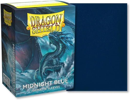 Dragon Shield: Matte – Midnight Blue (100) (63x88 mm)-Kita-Brain Games LT