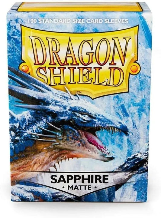 Dragon Shield - Matte: SAPPHIRE (63x88 mm)-Kita-Brain Games LT
