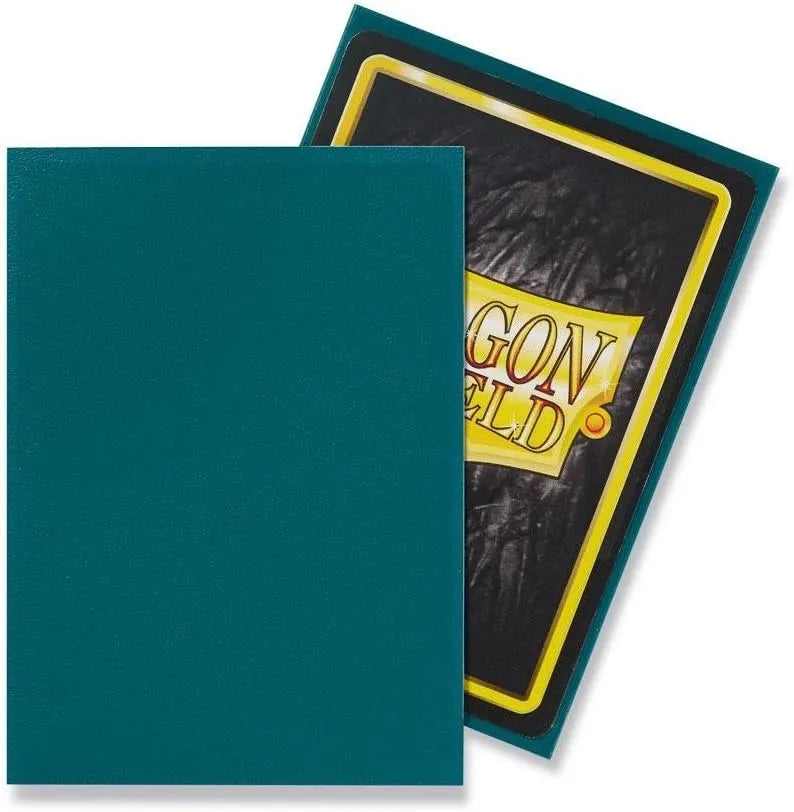 Dragon Shield - MATTE Sleeves (100) - PETROL (63x88 mm)-Kita-Brain Games LT