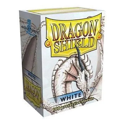 Dragon Shield - White, 63.5x88, 100 vnt.-Kita-Brain Games LT