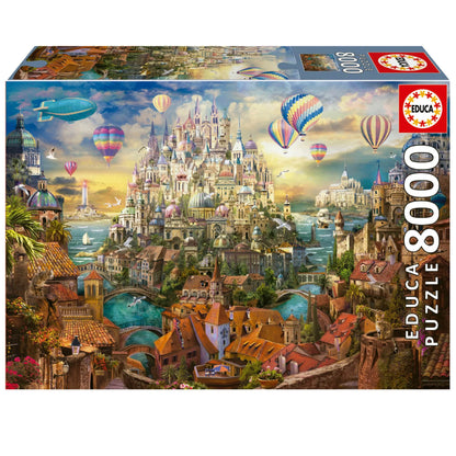 Dream Town, 8000-Universalios dėlionės-Brain Games LT