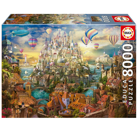 Dream Town, 8000-Universalios dėlionės-Brain Games LT