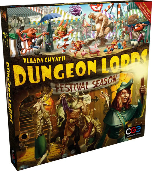 Dungeon Lords: Festival Season (papildymas)-Stalo žaidimai-Brain Games LT