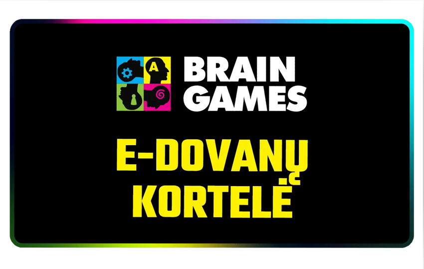 E-dovanų kortelė-Gift Cards-Brain Games LT