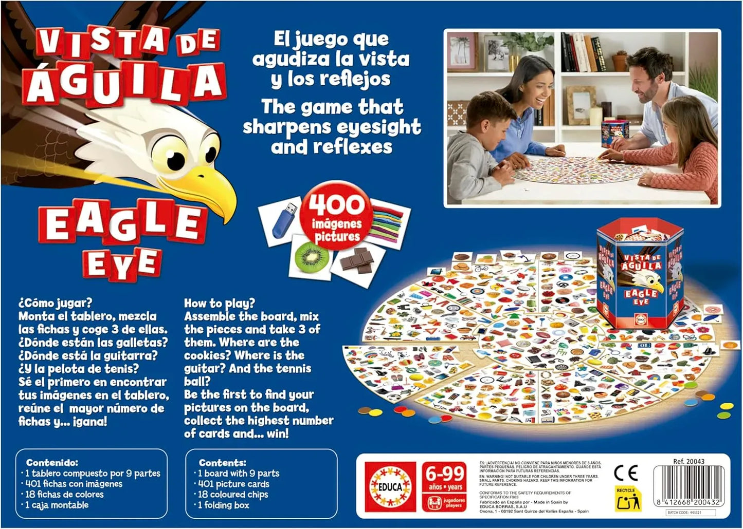 Eagle Eye I Spy 400-Stalo žaidimai-Brain Games LT