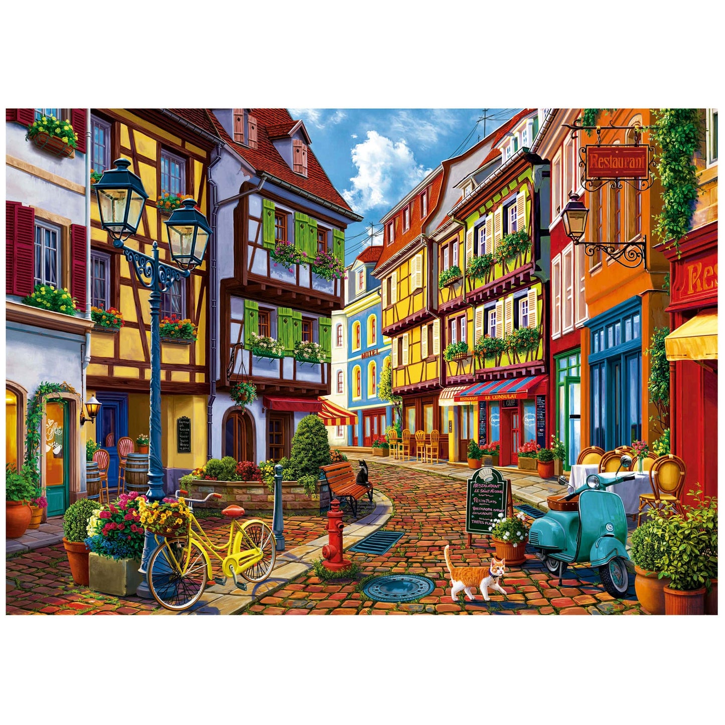 Educa Universalios dėlionės Bright Street, 2000