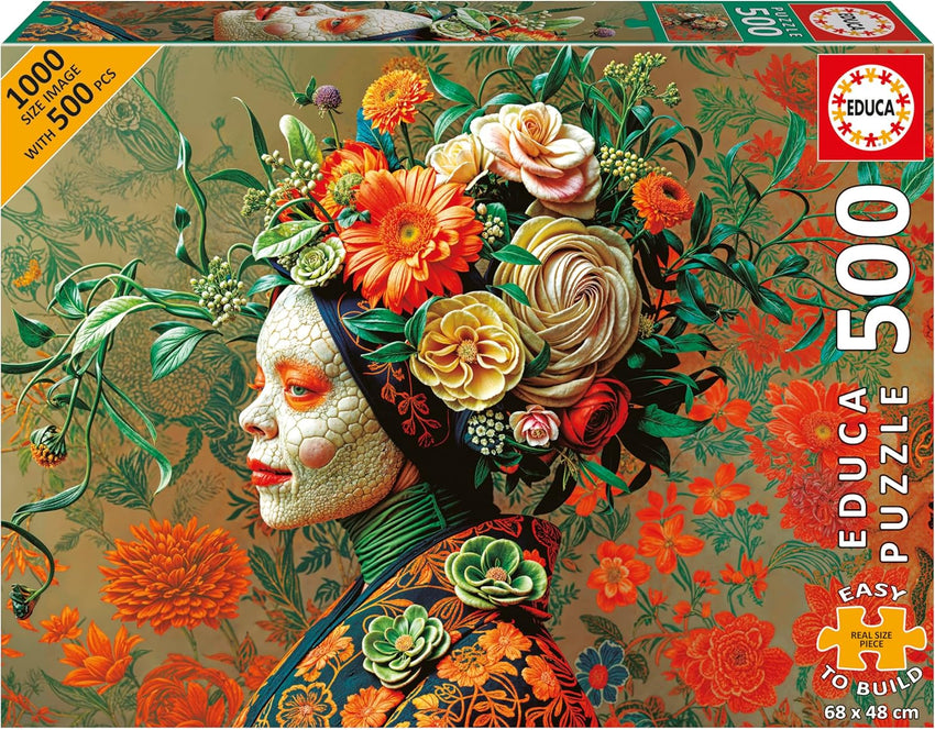 Educa Universalios dėlionės Lizard Queen, 500