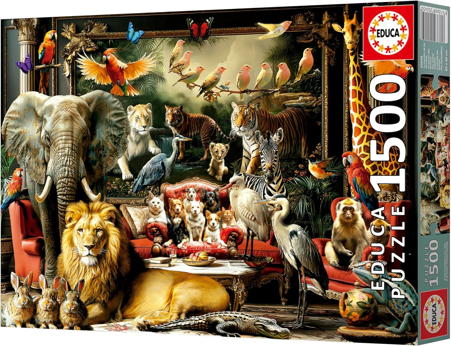 Educa Universalios dėlionės The Animal Mansion, 1500