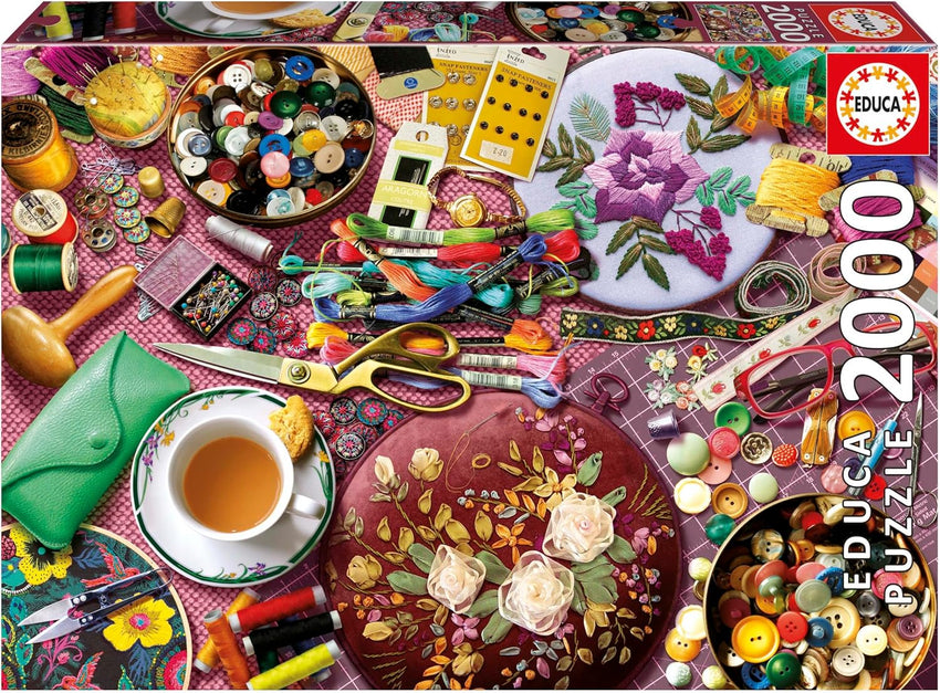 Educa Universalios dėlionės The Sewing Table, 2000