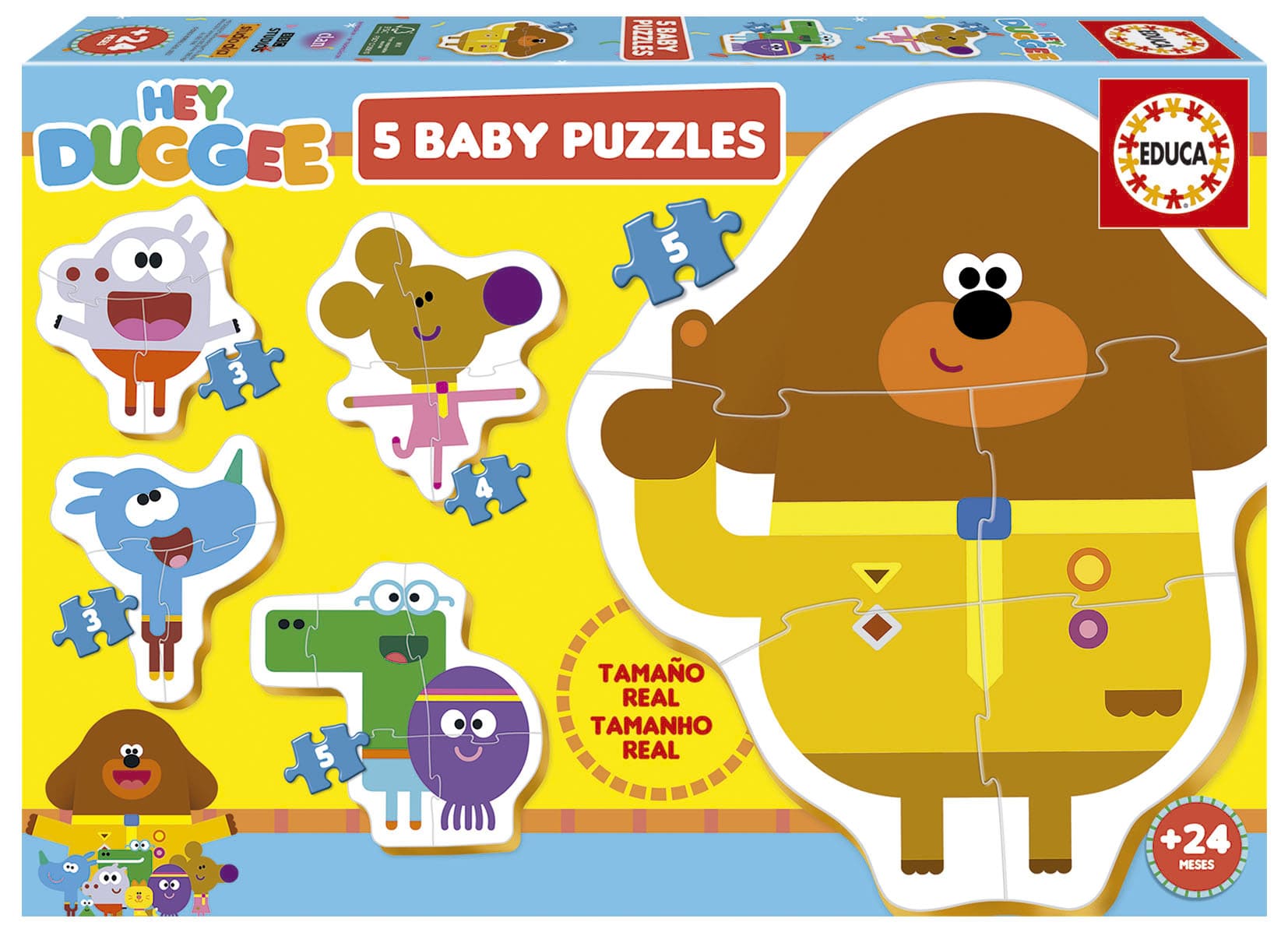 Educa Vaikiškos dėlionės Baby Puzzles Hey Duggee