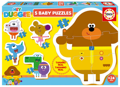 Educa Vaikiškos dėlionės Baby Puzzles Hey Duggee