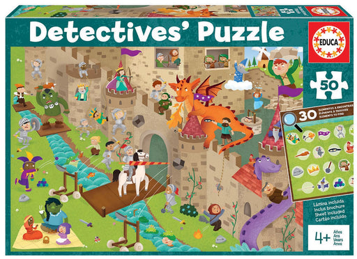 Educa Vaikiškos dėlionės Detectives puzzle Castle, 50
