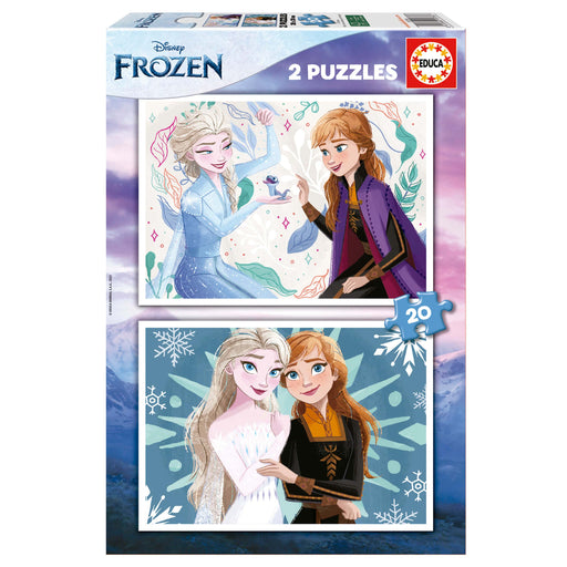 Educa Vaikiškos dėlionės Frozen, 2 × 20