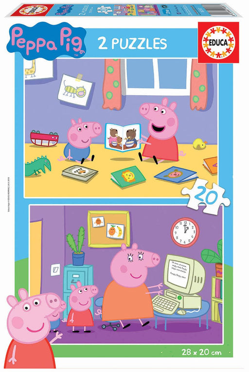 Educa Vaikiškos dėlionės Peppa Pig, 2×20
