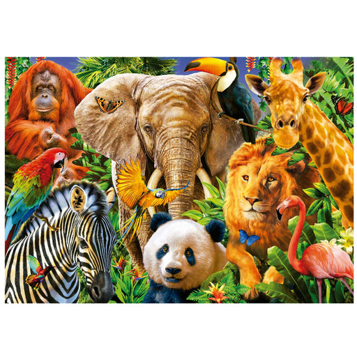 Educa Vaikiškos dėlionės Wild Animal Collage, 500