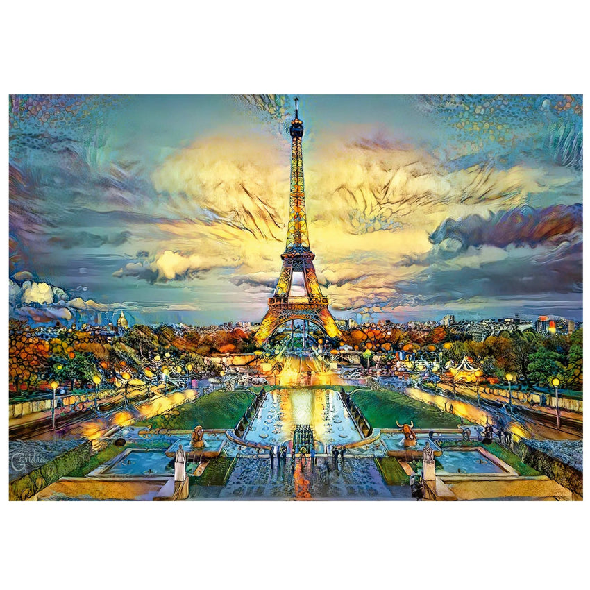Eiffel Tower, 500-Universalios dėlionės-Brain Games LT