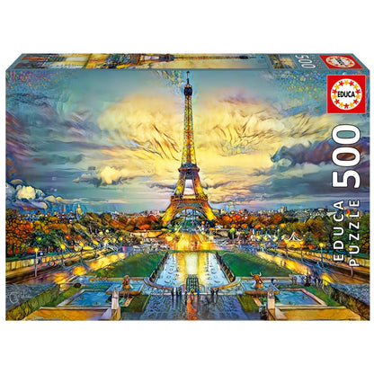 Eiffel Tower, 500-Universalios dėlionės-Brain Games LT