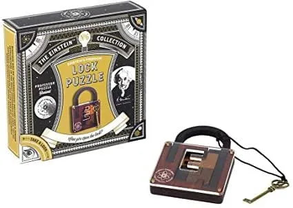 Einstein Lock Puzzle-Galvosūkiai-Brain Games LT