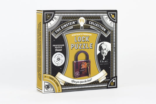 Einstein Lock Puzzle-Galvosūkiai-Brain Games LT
