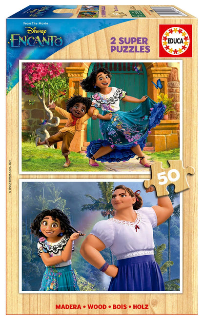 Encanto Disney, 2x50-Vaikiškos dėlionės-Brain Games LT