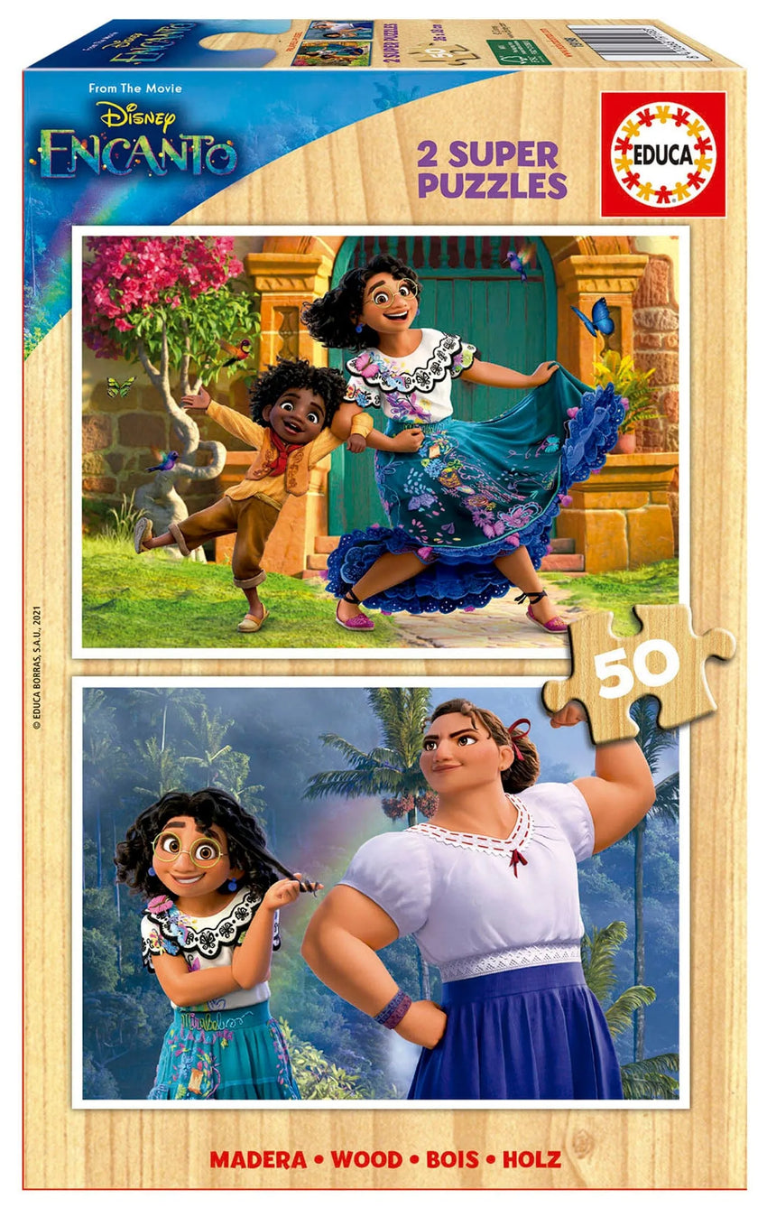 Encanto Disney, 2x50-Vaikiškos dėlionės-Brain Games LT