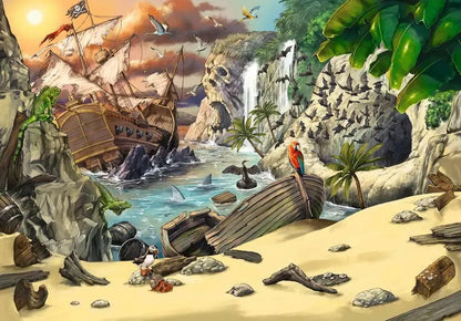 Escape Kids Puzzle - Pirate’s Peril, 368-Vaikiškos dėlionės-Brain Games LT