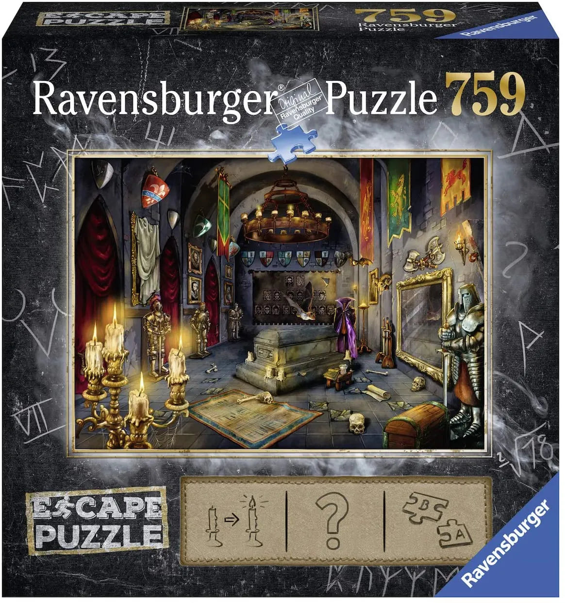 Escape puzzle: Vampire's Castle, 759-Universalios dėlionės-Brain Games LT