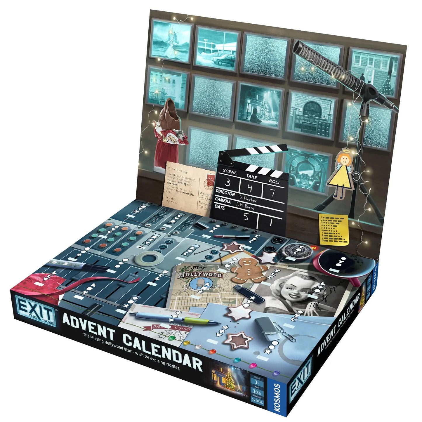 EXIT: Advent Calendar - The Missing Hollywood Star-Stalo žaidimai-Brain Games LT