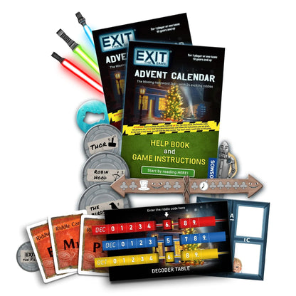 EXIT: Advent Calendar - The Missing Hollywood Star-Stalo žaidimai-Brain Games LT
