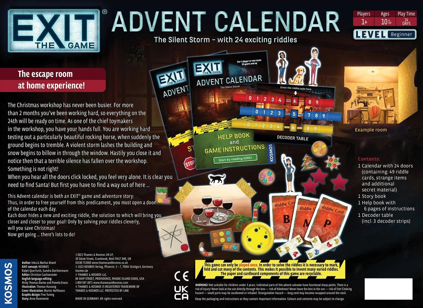 EXIT Advent Calendar: The Silent Storm-Stalo žaidimai-Brain Games LT