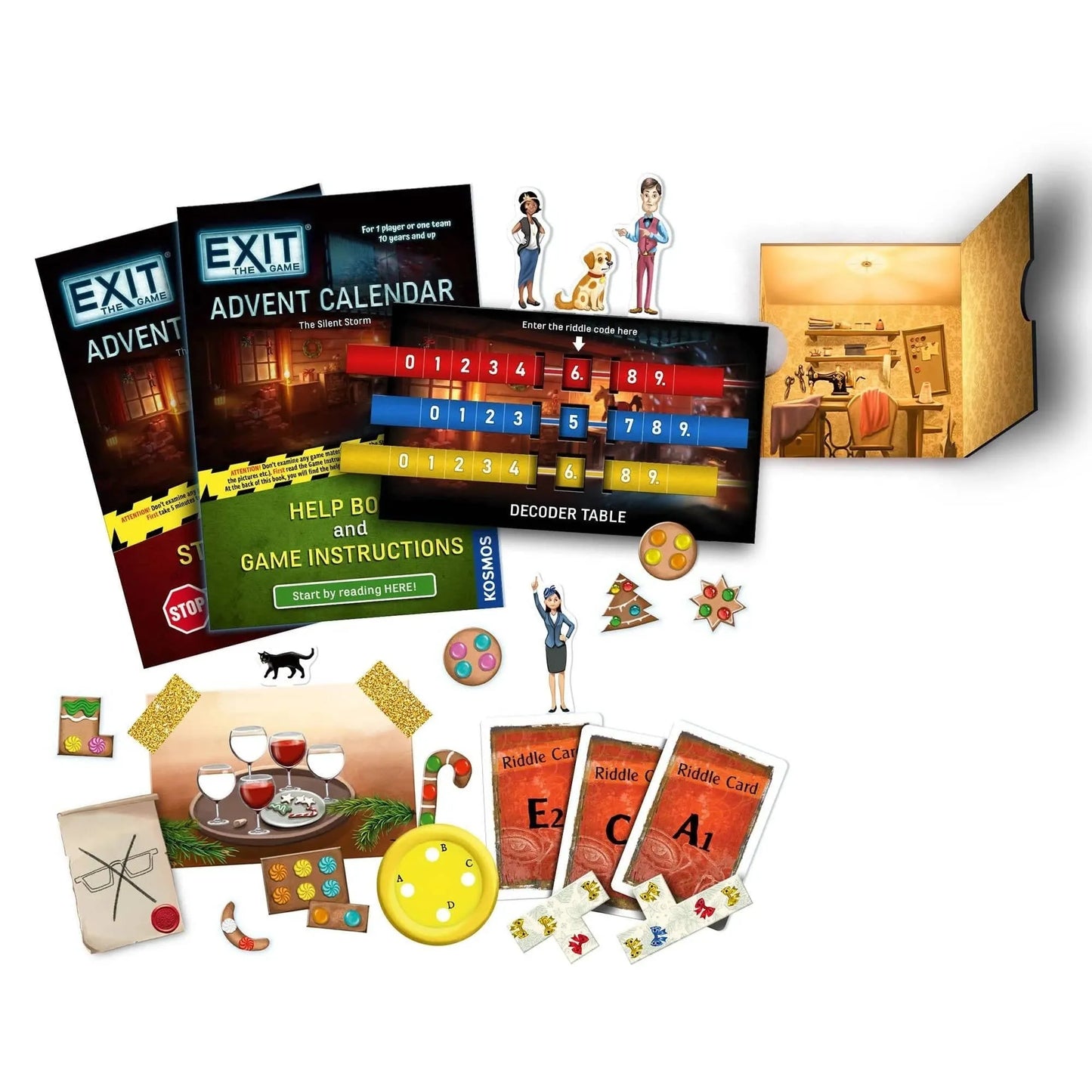 EXIT Advent Calendar: The Silent Storm-Stalo žaidimai-Brain Games LT