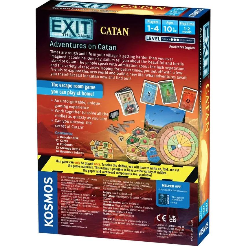 Exit: Adventures on CATAN-Stalo žaidimai-Brain Games LT